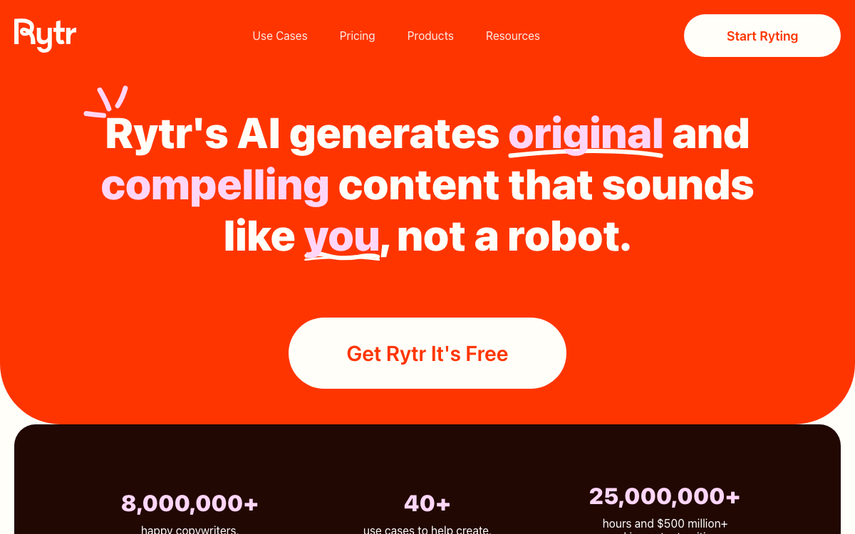 Rytr 界面预览